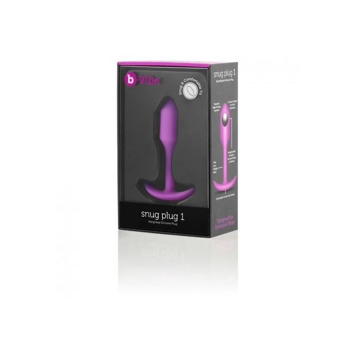 B-VIBE SNUG PLUG 1 PINK PLUG ANAL