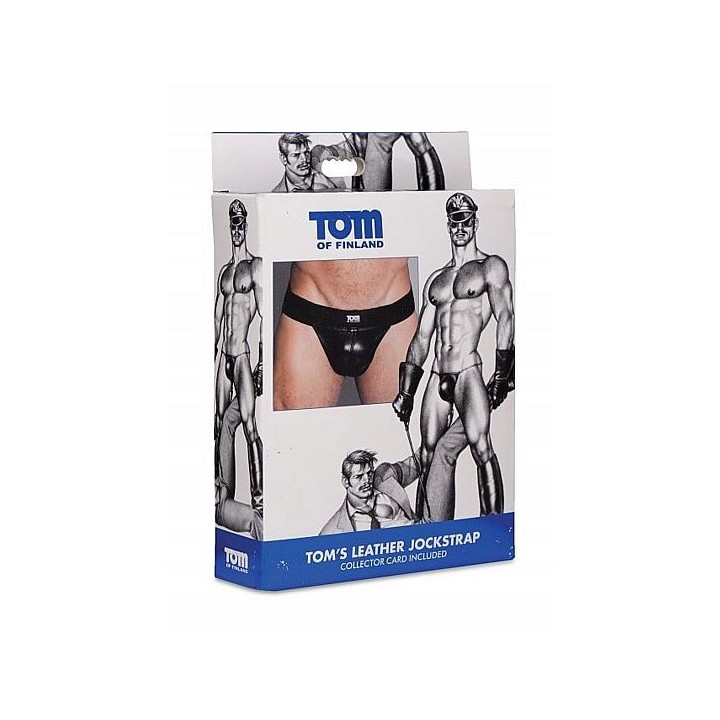 TOM OF FINLAND LEATHER JOCKSTRAP SUSPENSORIO M/L