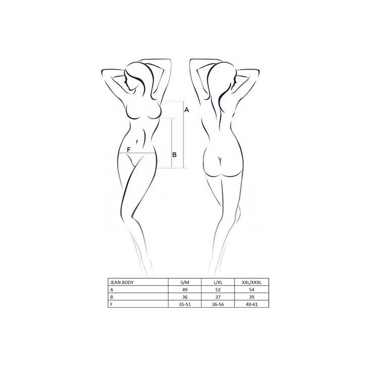 PASSION JEAN TEDDY BODY TALLA S/M