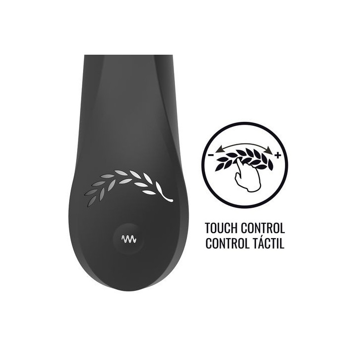 BLACK & SILVER KAULTZ VIBRADOR TOUCH CONTROL USB