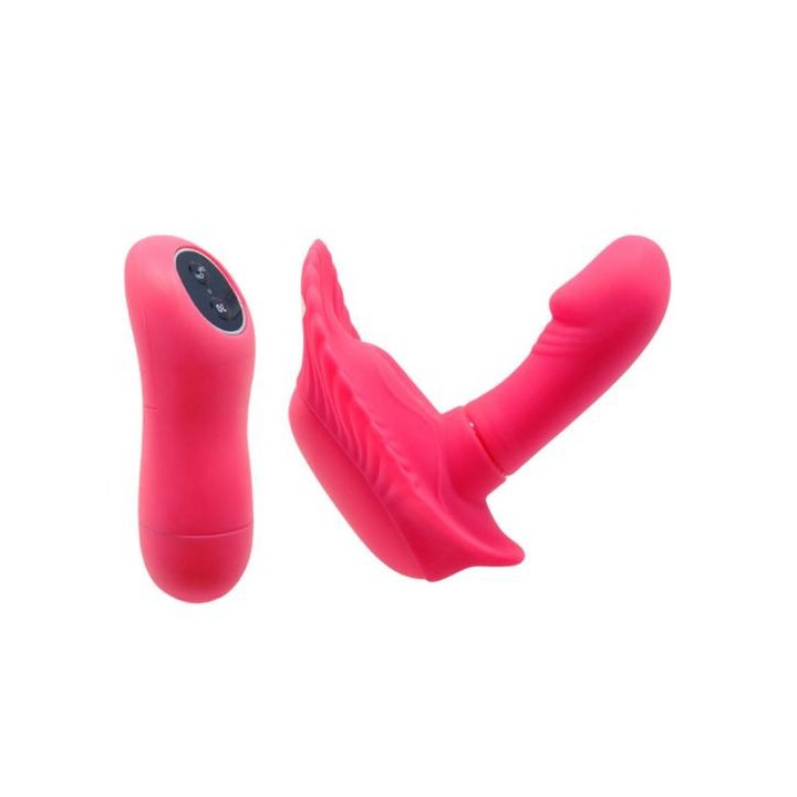 FANCY CLAMSHELL VIBRADOR MANDO A DISTANCIA (Agotado temporalmente)