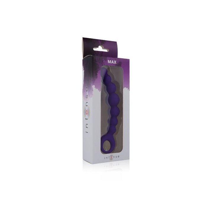 INTENSE ANAL BEADS MAX PURPLE BOLAS ANALES SILICONA