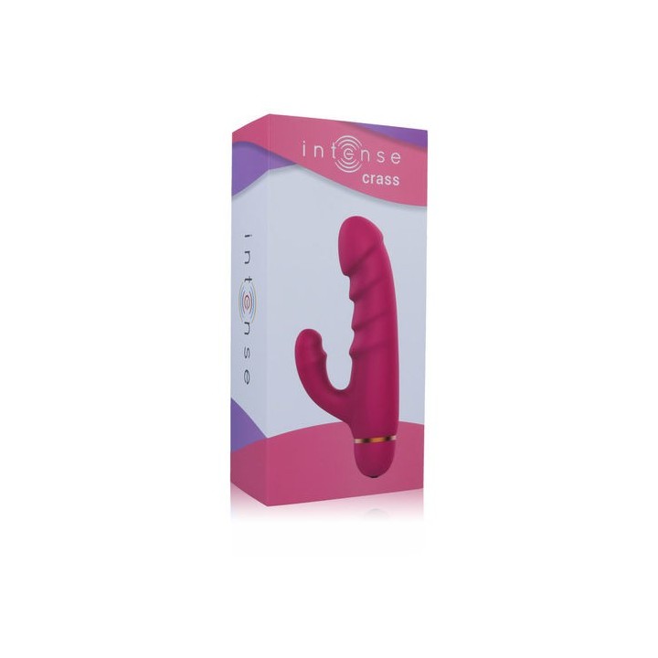 INTENSE CRASS PINK VIBRADOR FLEXIBLE 20 FUNCIONES SILICONA