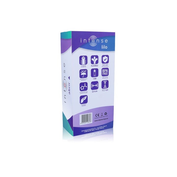 INTENSE LILO 20 SPEEDS VIBRADOR FLEXIBLE SILICONA