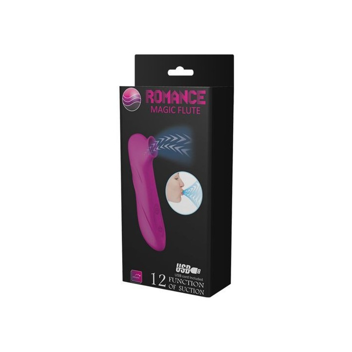 ROMANCE MAGIC FLUTE ESTIMULADOR 12 MODOS DE SUCCIÓN USB