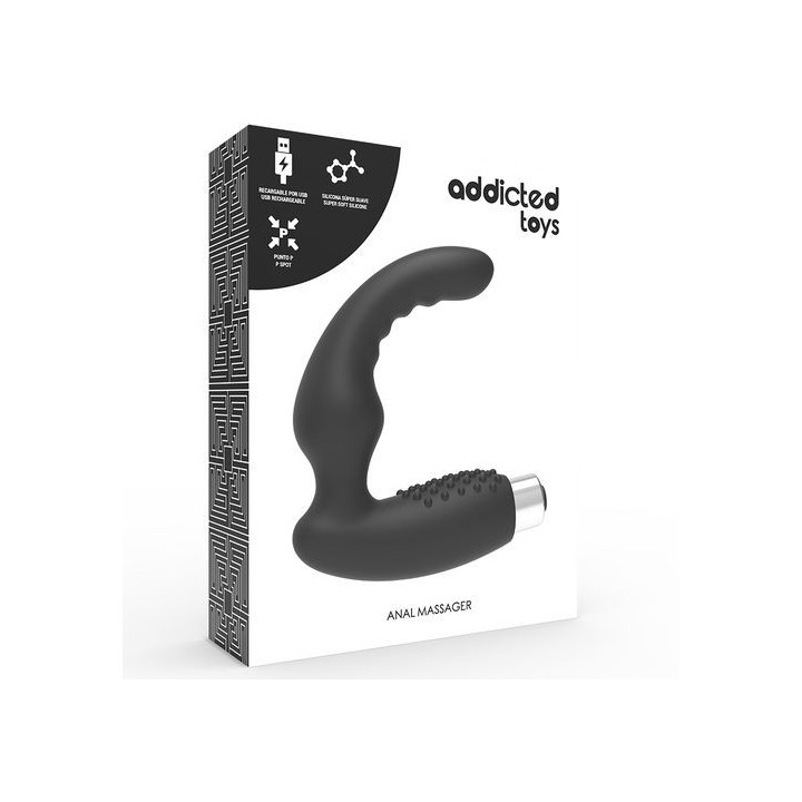 VIBRADOR MASAJEADOR PROSTÁTICO RECARGABLE USB