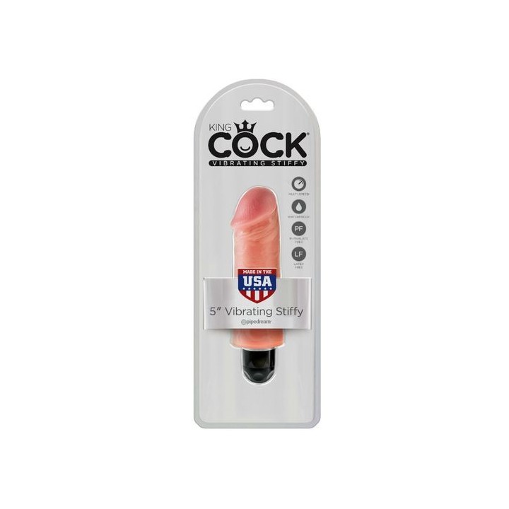 KING COCK DILDO VIBRADOR REALÍSTICO 5"