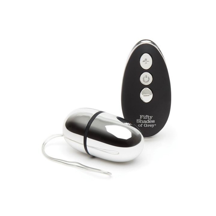 FIFTY SHADES...RELENTLESS VIBRATIONS REMOTE CONTROL EGG HUEVO VIBRADOR agotado temporalmente