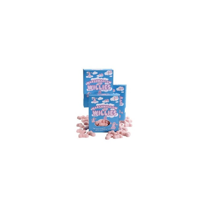 MASHMALLOW WILLIES NUBES FORMA PENE COMESTIBLE