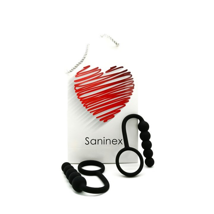 SANINEX DUPLO PLUG ANAL CON ANILLO