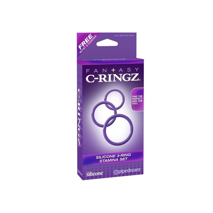 C-RINGZ STAMINA SET 3 SILICONA ANILLOS