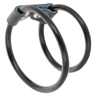 DARKNESS FLEXIBLE COCK RINGS ANILLO DOBLE