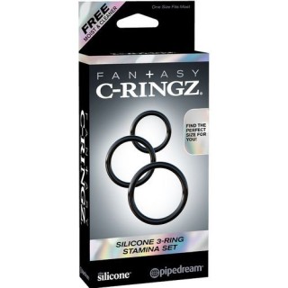 C-RINGZ SILICONE SET 3 RINGS ANILLOS