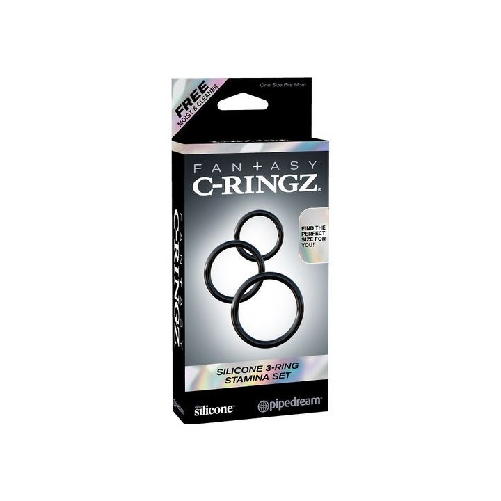 C-RINGZ SILICONE SET 3 RINGS ANILLOS
