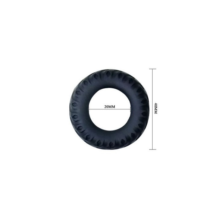 TITAN COCK RING BLACK ANILLO RETARDANTE