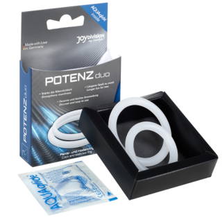 POTENZ DUO SET RINGS M ANILLOS SILICONA