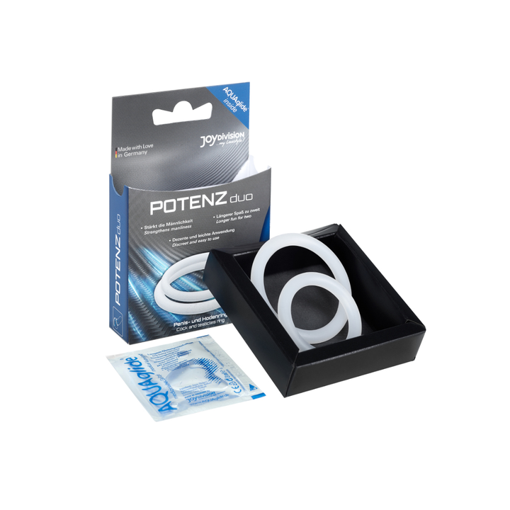 POTENZ DUO SET RINGS M ANILLOS SILICONA