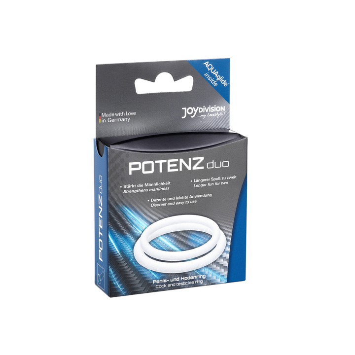POTENZ DUO SET RINGS M ANILLOS SILICONA