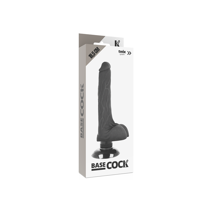 BASE COCK DILDO VIBRADOR REALÍSTICO 2-1 VENTOSA