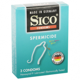 SICO CONDOMS SPERMICIDE 3...