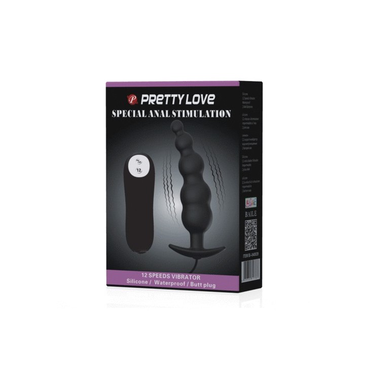 PRETTY LOVE PLUG ANAL SILICONA VIBRADOR