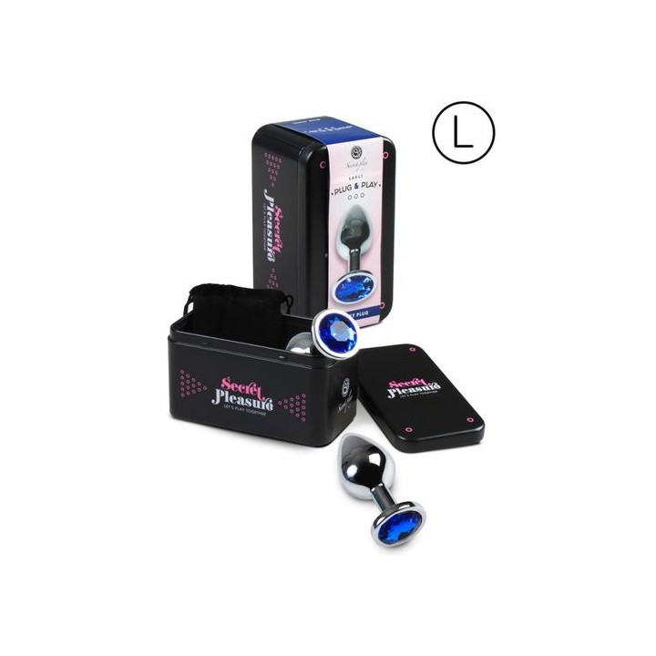 PLUG & PLAY ANAL PLUG LARGE BLUE