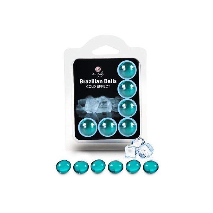 SET 6 BRAZILIAN BALLS COLD EFECTO FRÍO