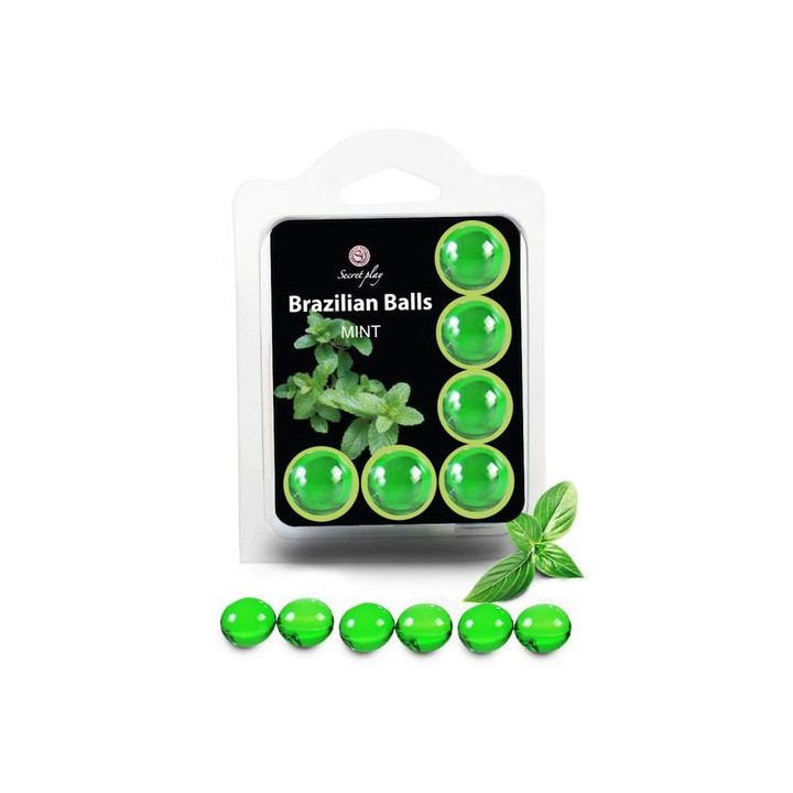 Secretplay - Set 6 Brazilians Balls Menta