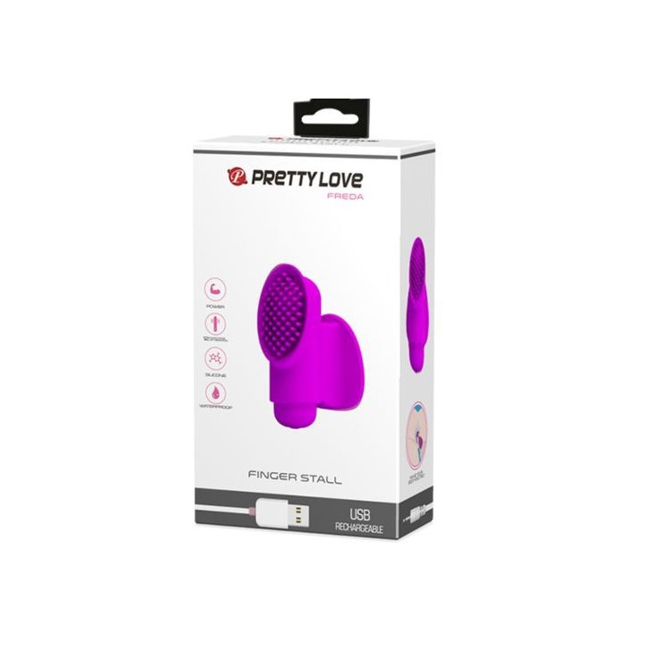 PRETTY FREDA VIBRATING STIMULATOR ESTIMULADOR USB
