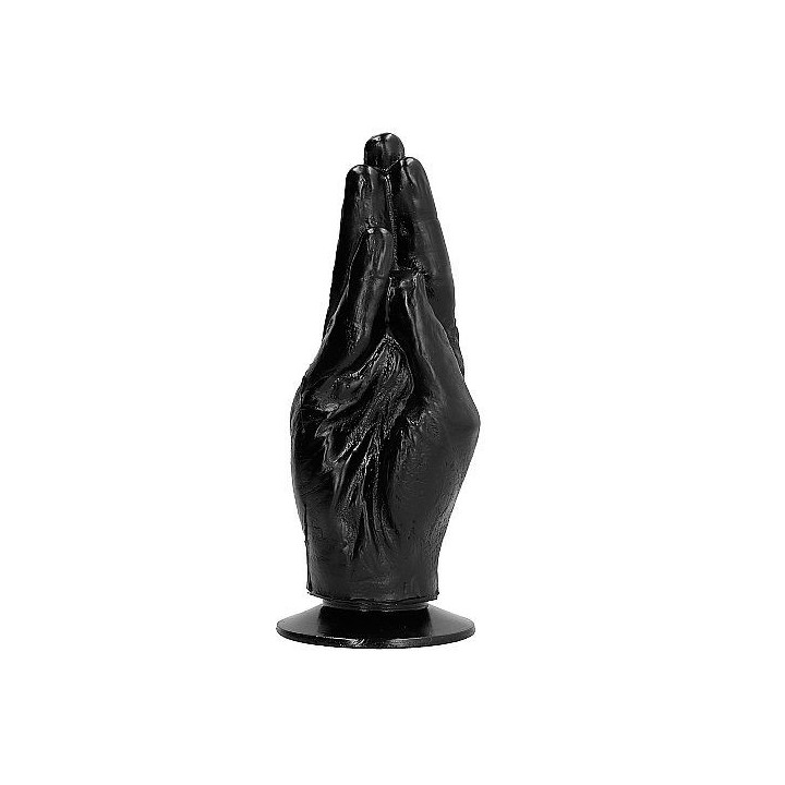ALL BLACK FISTING DILDO 21 CM