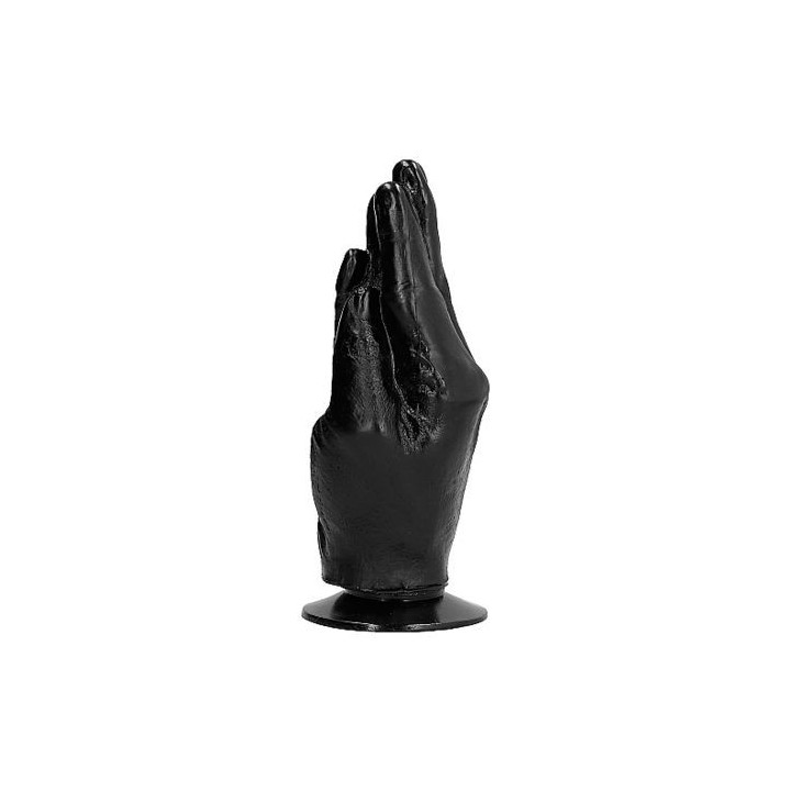 ALL BLACK FISTING DILDO 21 CM