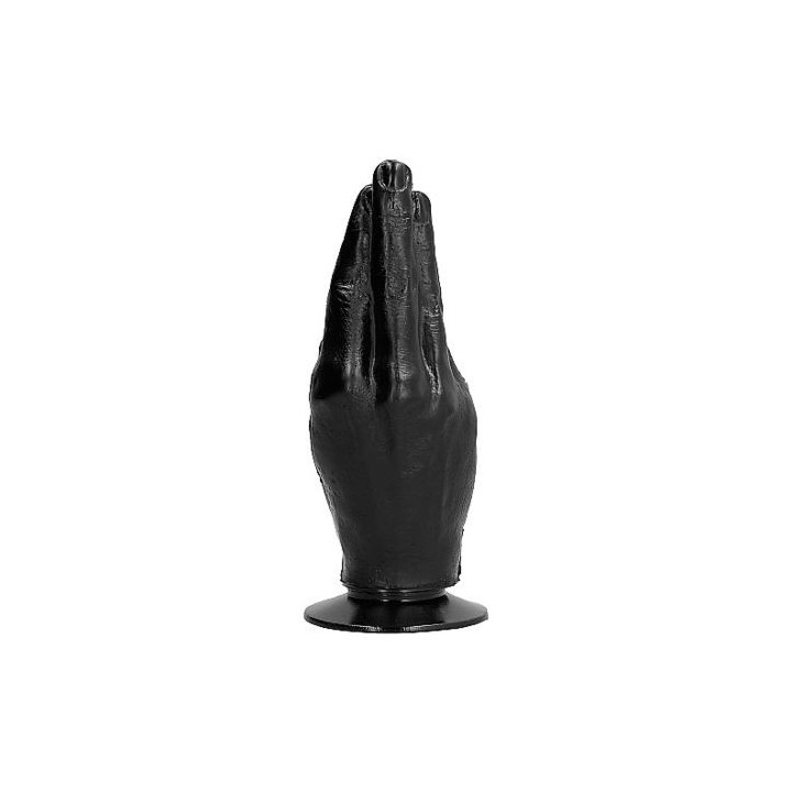 ALL BLACK FISTING DILDO 21 CM