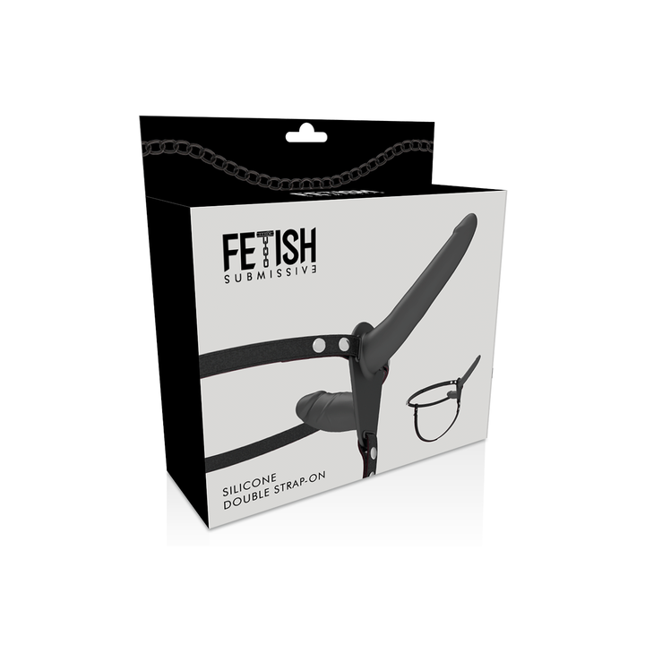 FETISH STRAP-ON ARNES DOBLE PENETRACIÓN SILICONA
