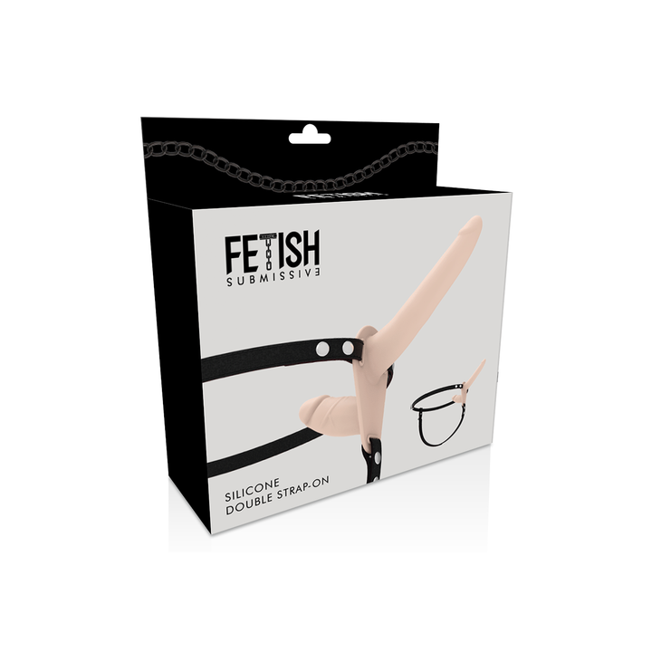 FETISH STRAP-ON ARNES DOBLE PENETRACIÓN SILICONA