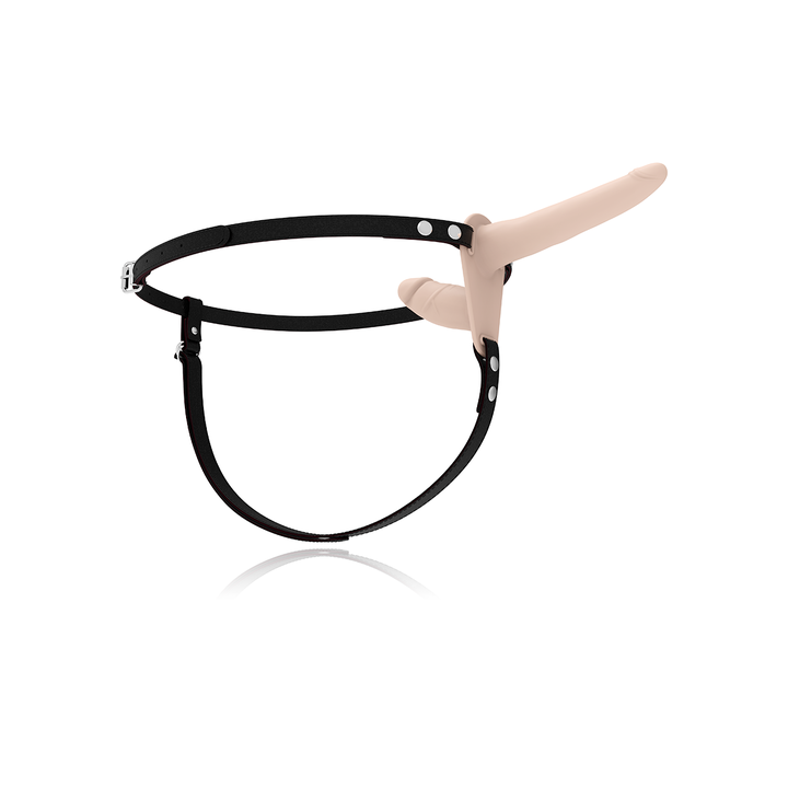 FETISH SILICONE STRAP-ON ARNES DOBLE CON VIBRACIÓN USB