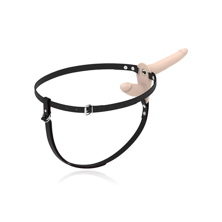 FETISH SILICONE STRAP-ON ARNES DOBLE CON VIBRACIÓN USB