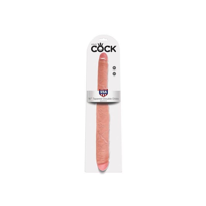 KING COCK TAPERED DOUBLE DILDO