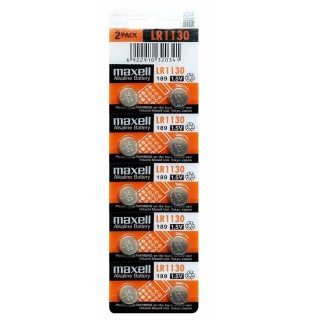 MAXELL PILA BOTON ALCALINA LR1130 LR54 AG10 1.5V