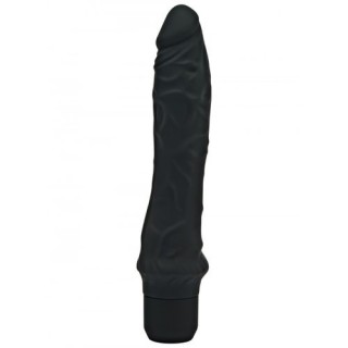 GET REAL VIBRADOR REALÍSTICO SILICONA BLACK 25CM