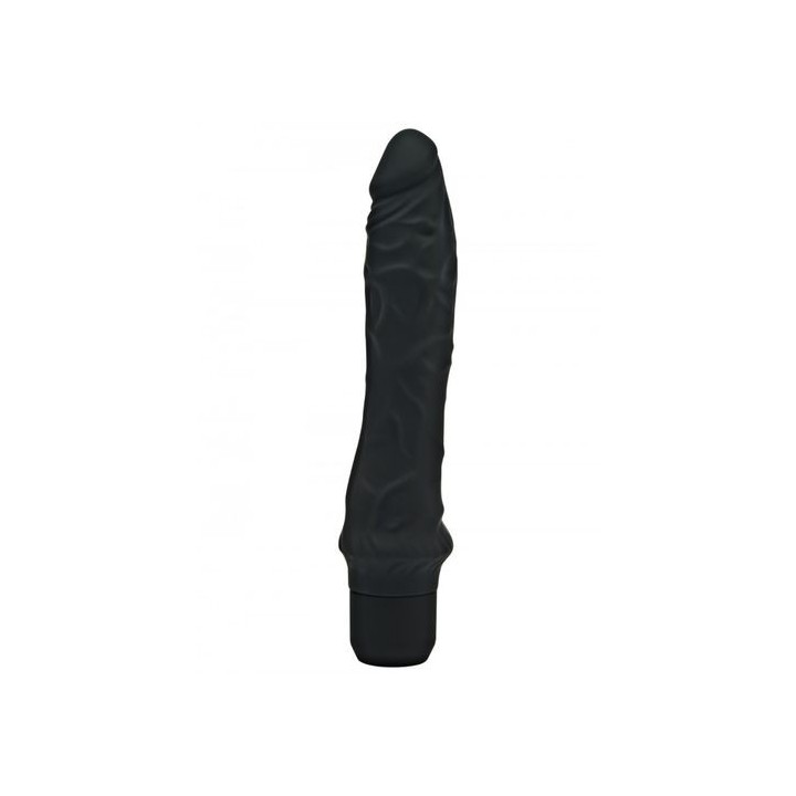 GET REAL VIBRADOR REALÍSTICO SILICONA BLACK 25CM