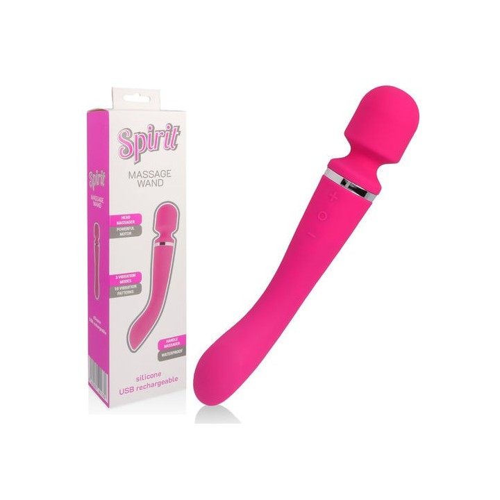SPIRIT WAND MASAJEADOR 2 EN 1 DOBLE RECARGABLE